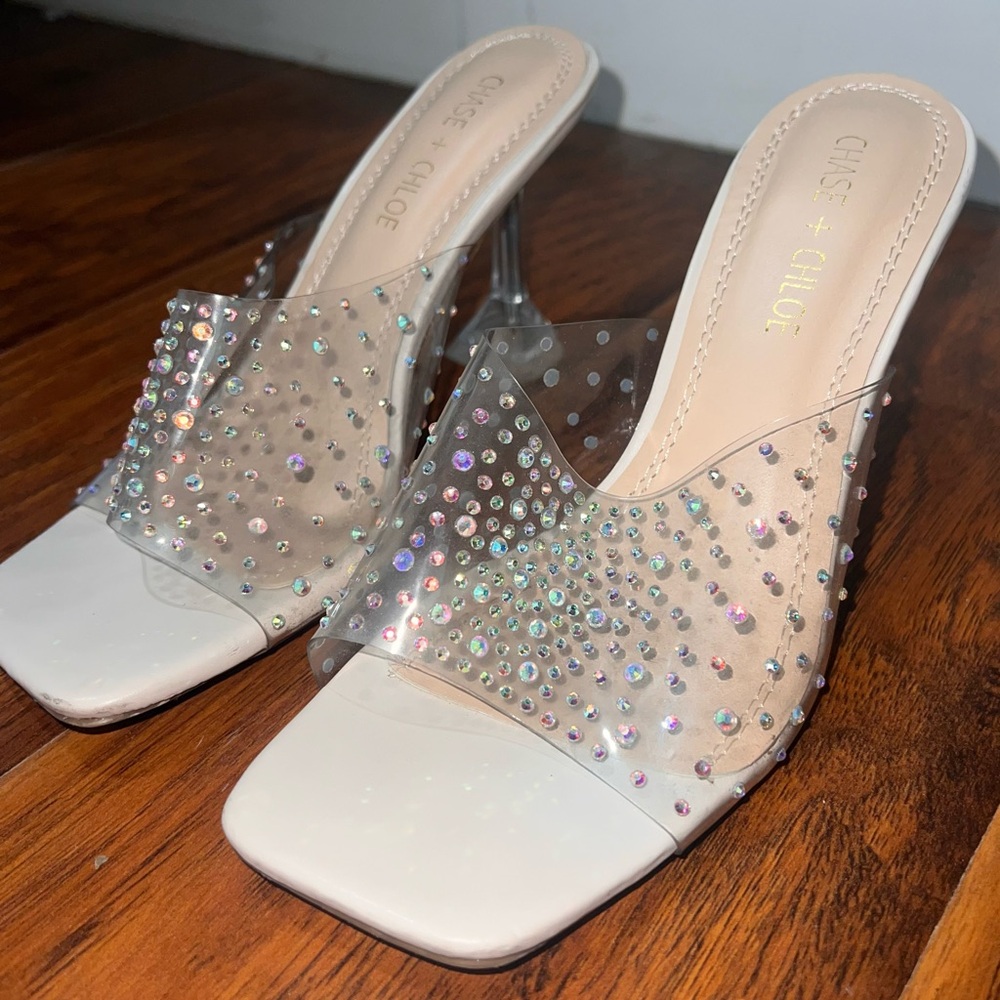 Diamond Nude Heels
